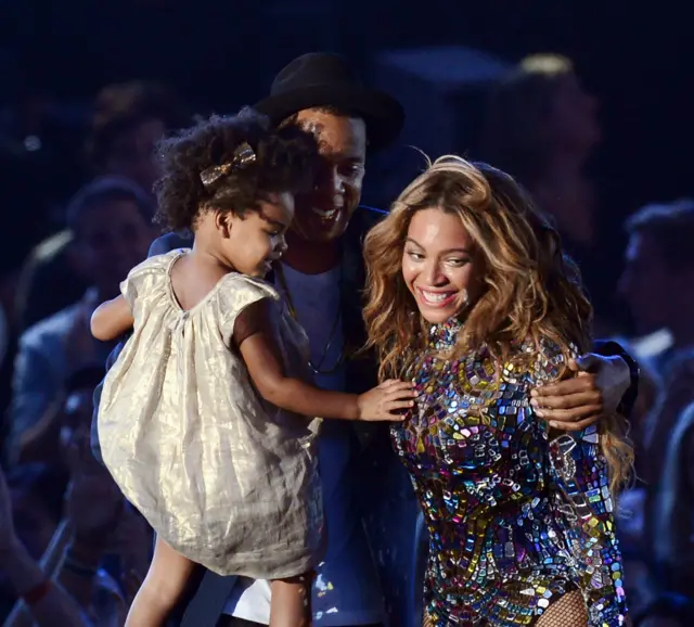 Beyonce, husband Jay Z and daughter Blue Ivy