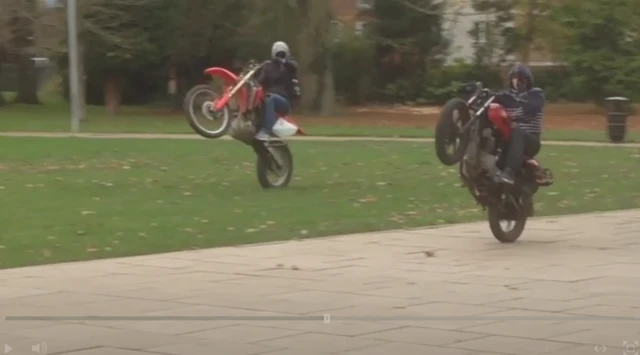 Bikers in Dunstable