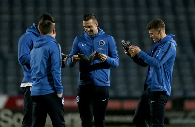 Brighton players