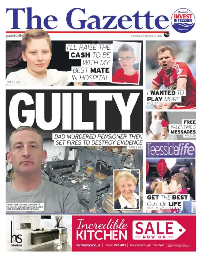 Gazette front page