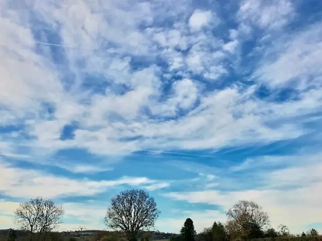 Skies over Ross on Wye