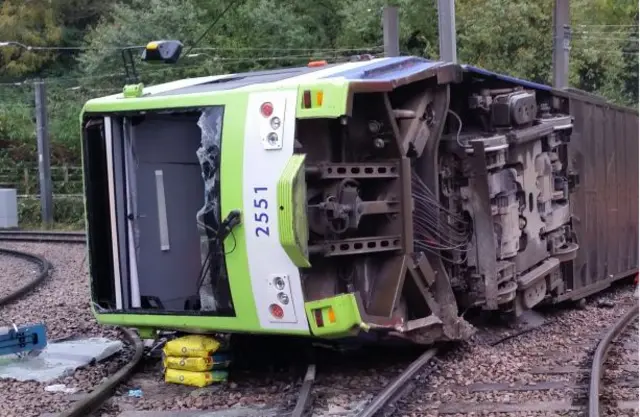 Tram derailment