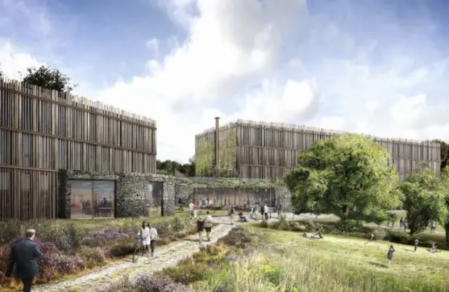 Artist's impression of Eden Project hotel