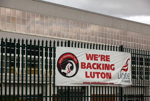 Vauxhall Luton plant