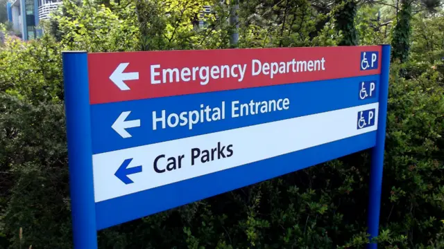 Hospital sign