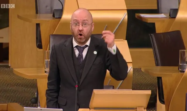 Green MSP Patrick Harvie