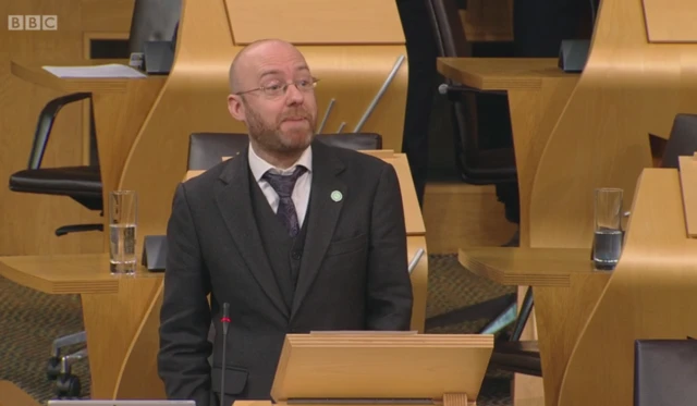 Scottish Greens Co-convener Patrick Harvie