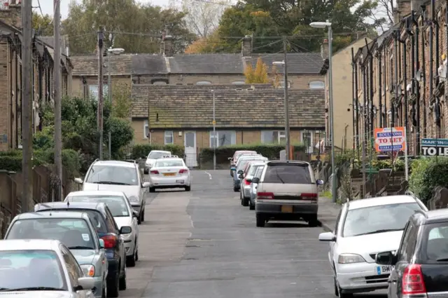 College Street in Crosland Moor