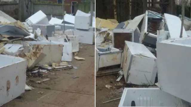 Fridge left on Ithon Grove, Kings Norton