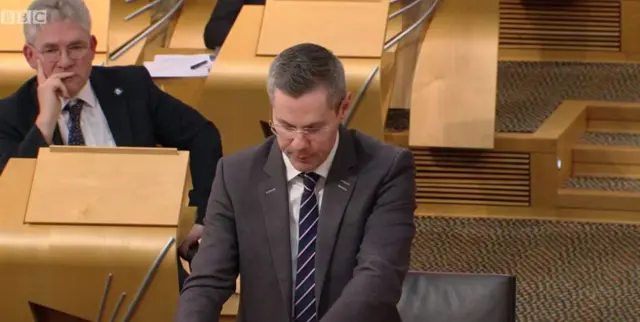 Finance Secretary Derek Mackay