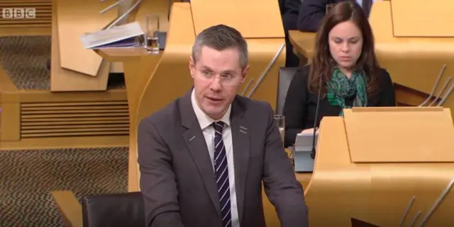 Finance Secretary Derek Mackay