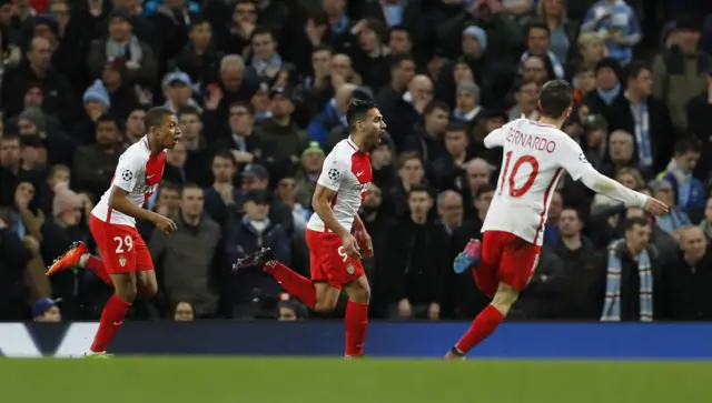 Monaco celebrate