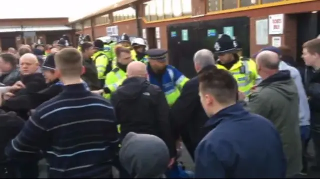 Violence at Port Vale game