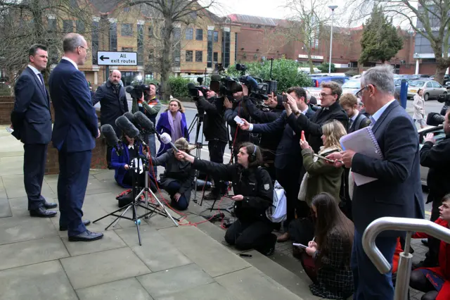 Police press conference