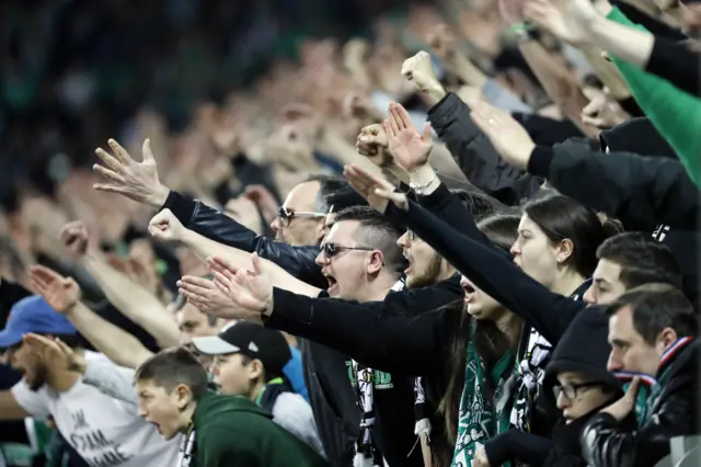 The Saint-Etienne fans