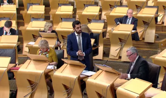 Transport Minister Humza Yousaf