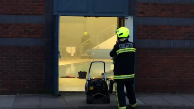 Riverside Leisure Centre pool door