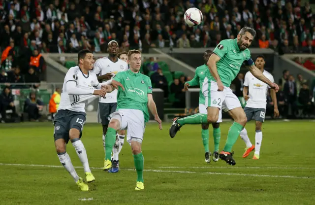 Robert Beric and Loic Perrin