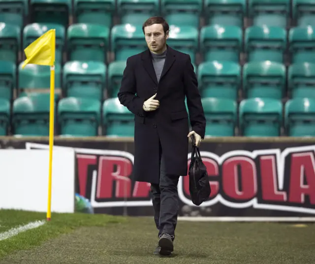 Hearts head coach Ian Cathro