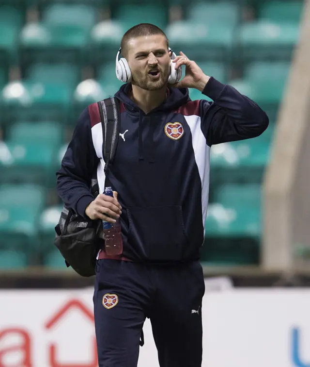 Hearts captain Perry Kitchen