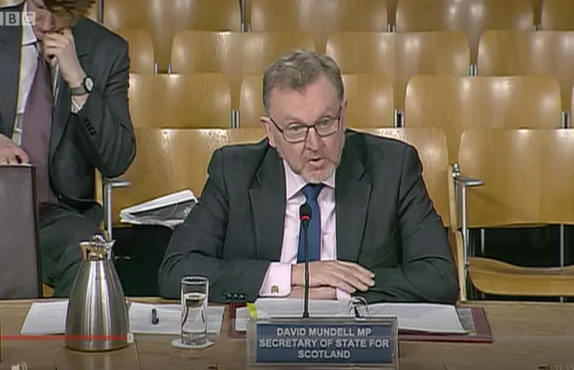 Scottish Secretary David Mundell