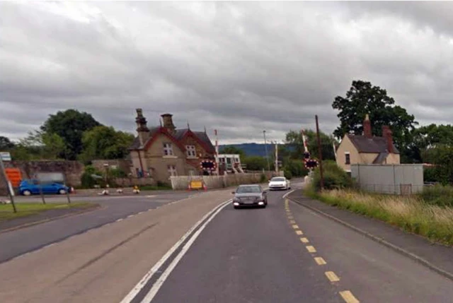 The A49 in Onibury