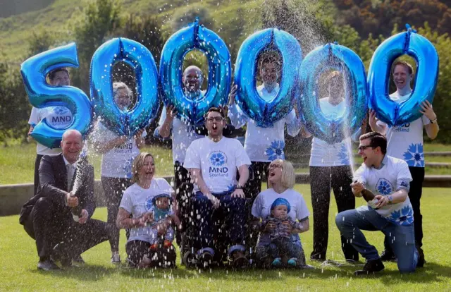 Gordon campaigned tirelessly for MND Scotland