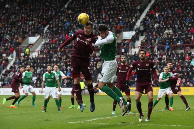 Hearts and Hibs fought out a goalless draw at Tynecastle 10 days ago