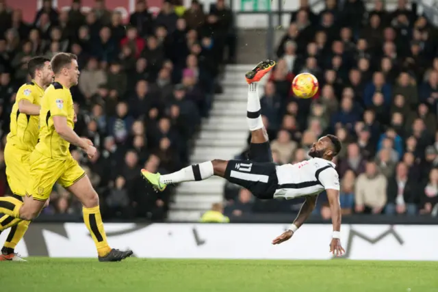 Darren Bent's overhead kick against Burton Albion