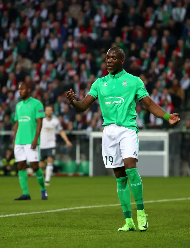 Florentin Pogba reacts