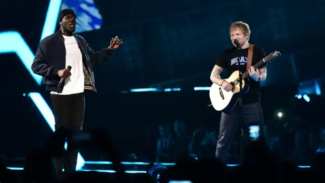 Stormzy and Ed Sheeran