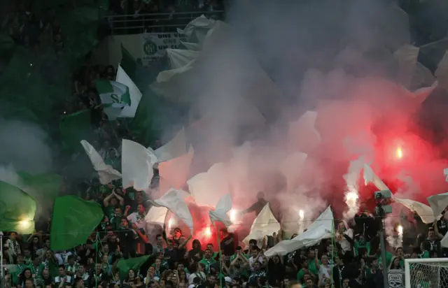 Saint Etienne fans