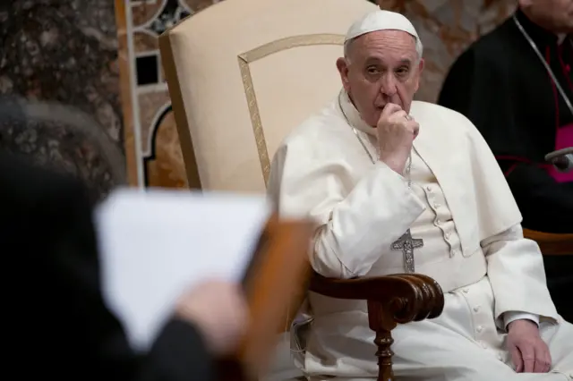 Pope Francis head of the Catholic Church