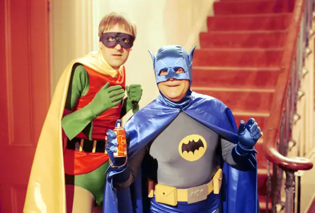 Del Boy and Rodney (left)