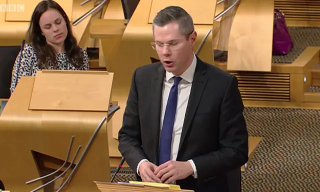 Finance Secretary Derek Mackay