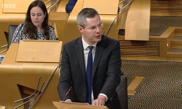 Finance Secretary Derek Mackay