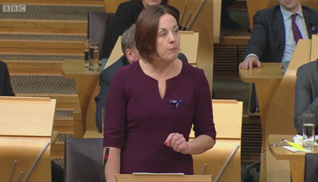 Labour Leader Kezia Dugdale