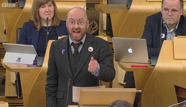 Scottish Greens Co-convener Patrick Harvie