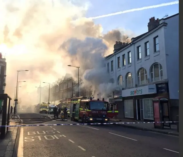 Harrow road fire