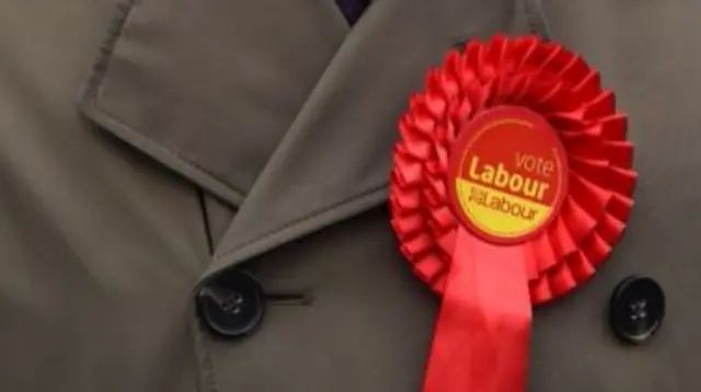 Labour party rosette