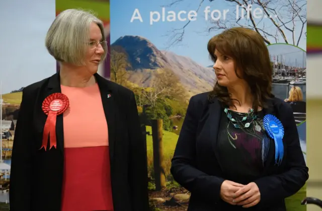 Gillian Troughton (left) and Trudy Harrison