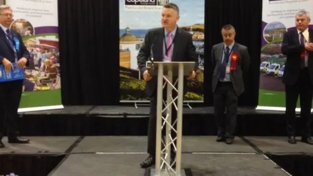 Independent Mayor of Copeland Mike Starkie