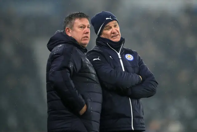 Craig Shakespeare (left) and Claudio Ranieri