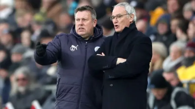 Craig Shakespeare (left) and Claudio Ranieri