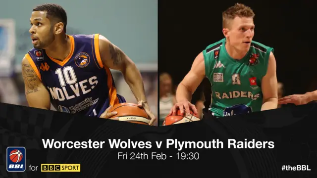 Worcester Wolves v Plymouth Raiders