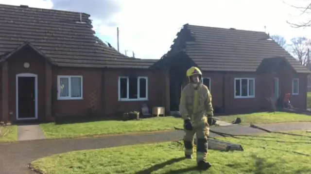 Bungalow fire