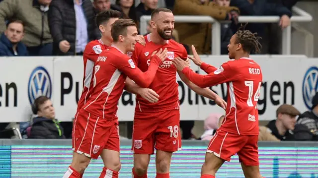 Bristol City celebrate