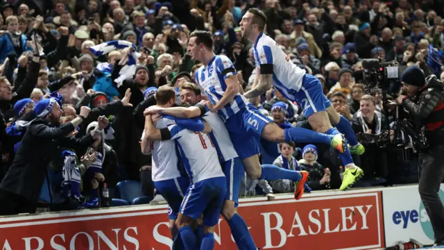 Brighton celebrate