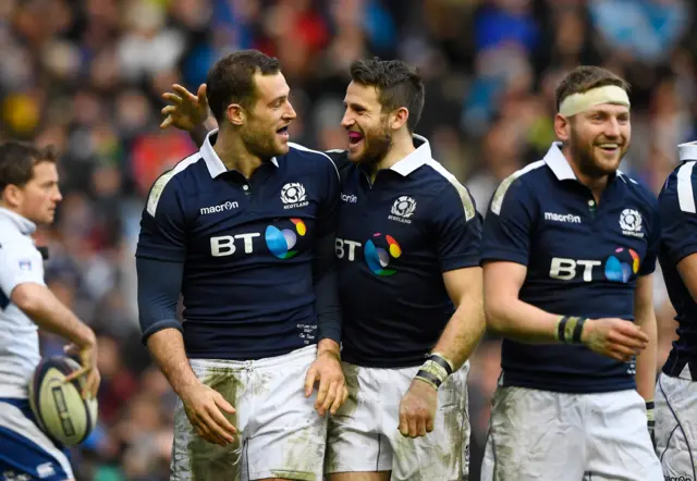 Scotland celebrate