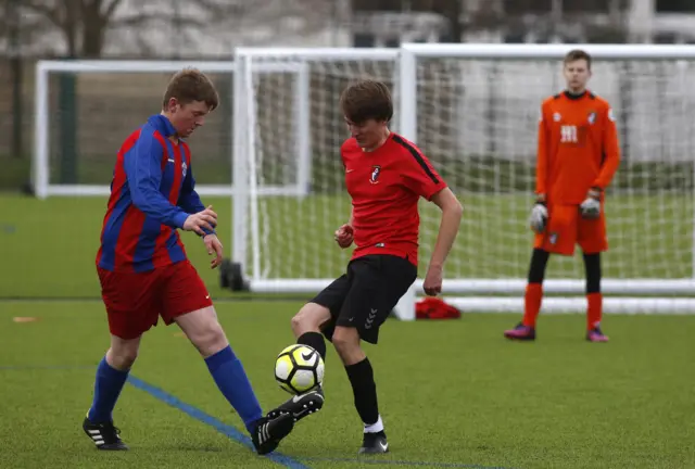 Dexter Sport against AFC Bournemouth